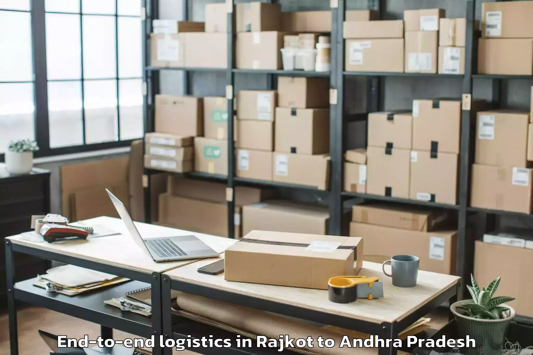 Affordable Rajkot to Chakrayapet End To End Logistics